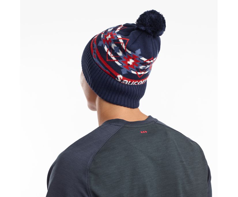 Saucony Rested Pom Women's Beanies Blue | AU 357LISH